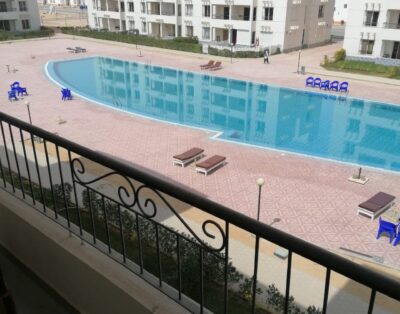 بالميرا العين السخنة – شاليه غرفتين وحمامين امام البسين مباشرة