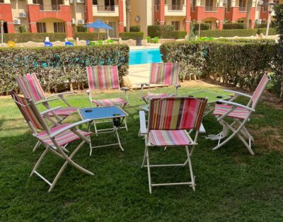 لاسرينا ريد كاربيت العين السخنة -شاليه 3 غرف و2 حمام بجاردن على البسين مباشرة