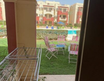 لاسرينا ريد كاربيت العين السخنة – شاليه غرفتين وحمام بجاردن على البسين مباشرة