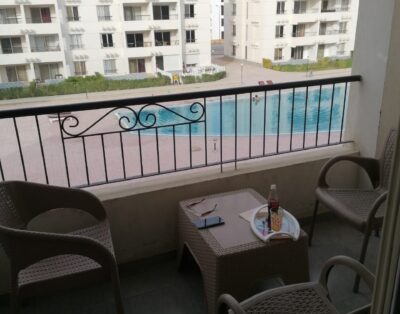 بالميرا العين السخنة – شاليه غرفتين و2 حمام امام البسين مباشرة فيو روعه