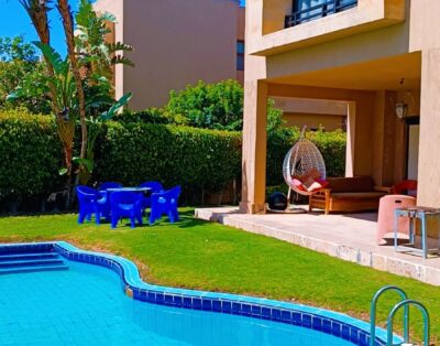 قريه چاز ليتل فينس فيلا حمام سباحه خاص 4 غرف منهم غرفه ماستر وتواليت منفصل