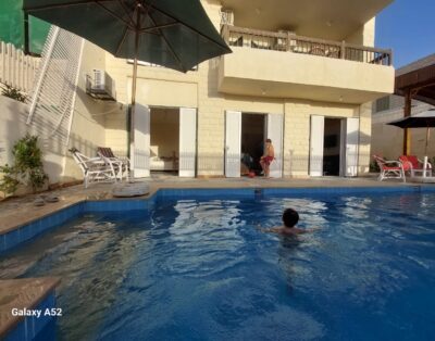 جرين بيتش فيلا 6 غرف 4 حمام حمام سباحة خاص حديقة خاصة فيو البحر